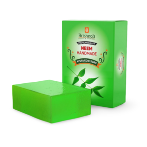 Krishna’S Neem Handmade Soap || Pack Of 100 Gms || Useful For Skin Cleansing